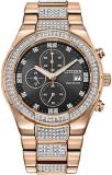 Citizen Men's Eco-Drive Crystal Rose Gold-Tone Watch CA0753-55E