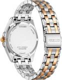 Citizen Women's Analogue Eco-Drive Watch with Stainless Steel Strap EO1213-85E, Multicolour, One Size, Bracelet