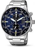 Citizen Men's CA0690-88L Silver Stainless-Steel Eco-Drive Fashion Watch