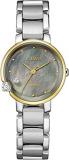 Citizen EW5584-81Y Eco-Drive Round Collection Women's Watch, Silver