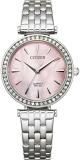 Citizen Crystal Pink Mother of Pearl Dial Ladies Watch ER0210-55Y