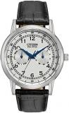 Citizen Watches AO9000-06B Eco-Drive Stainless Steel Day-Date Watch Silver Tone Stainless Steel One Size