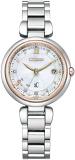 Citizen Watch ES9466-65W [xC Hikari Collection Titania Happy Flight Eco Drive Radio Clock Floret Diamond Model] Shipped from Japan Oct 2022 Model