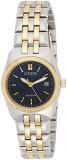 Citizen Eco-Drive Analog 2 Tone Gold Blue Dial Women's Watch EW2294-61L