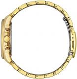 Citizen Eco-Drive Weekender Sport Casual Chronograph Mens Watch, Gold-Tone Bracelet (Model: AT2132-53E)