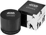 Citizen Eco-Drive Star Wars Men's Watch, Stainless Steel with Nylon Strap, 22, Black (Model: AW1438-33W)