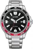 Citizen Mens Analogue Eco-Drive Watch with Stainless Steel Band