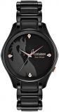 Citizen Eco-Drive Ladies' ©Disney Villains Maleficent Diamond Watch, Black Ion Plated, Bracelet