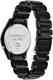 Citizen Eco-Drive Ladies' ©Disney Villains Maleficent Diamond Watch, Black Ion Plated, Bracelet