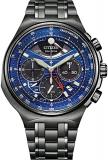 Citizen Men's Eco-Drive Limited Edition Promaster Chronograph Black Stainless Steel Bracelet Watch AV0097-51L