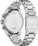 Citizen Men Chronograph Eco-Drive Watch with Stainless Steel Strap CA0790-83E, Silver, One Size, Bracelet