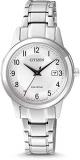 Citizen Womens Analogue Quartz Watch with Stainless Steel Strap FE1081-59B, White/Silver, One Size, Bracelet