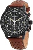 Citizen Chronograph Eco-Drive Black Dial Men's Watch CA4505-12E