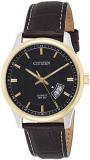 Citizen Men's BI1054-12E Silver Leather Japanese Quartz Fashion Watch