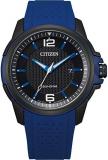 Citizen Eco-Drive Weekender Mens Watch, Stainless Steel with Polyurethane Strap