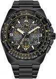 Citizen Eco-Drive Promaster Skyhawk A-T Black Ion-Plated Bracelet Watch | 46mm | JY8127-59E