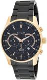 Citizen Chronograph Quartz Black Dial Men's Watch AN8196-55E