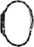 Citizen Eco-Drive Disney Quartz Women's Watch, Stainless Steel, Maleficent, Black (Model: EM0595-51W)