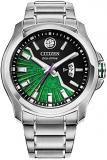 Citizen Eco-Drive Marvel Quartz Mens Watch, Stainless Steel, Hulk Smash, Silver-Tone (Model: AW1351-56W)