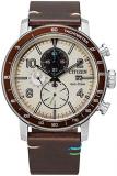 Citizen Eco-Drive Star Wars Quartz Men's Watch, Stainless Steel with Leather strap, Luke Skywalker, Brown (Model: CA0760-09W)