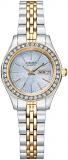 Citizen Ladies' Dress Quartz Stainless Steel Bracelet with Crystals and Day Date