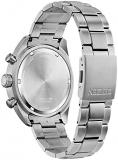 Citizen Men's Eco-Drive Weekender Garrison Chronograph Field Watch in Super Titanium, Blue Dial (Model: AT2480-57L)