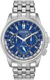 Citizen Men's Classic Calendrier Eco-Drive Watch, 12/24 Hour Time, 3-Hand Day and Date, Anti-Reflective Mineral Crystal, Luminous Hands