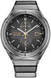 Citizen Men's Eco-Drive Sport Luxury Armor Watch in Super Titanium, Black Dial (...