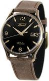 TISSOT Heritage Visodate 40mm Men's Watch T1184103605700 [Parallel Import], Black