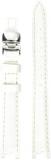 Tissot womens Leather Calfskin Watch Strap White Pearl T600036540