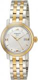 Tissot Bridgeport Quartz White Mother of Pearl Dial Two-tone Ladies Watch T097.010.22.118.00