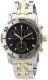 Tissot Men's T17248655 T-Sport PRS200 Two-Tone Stainless Steel Black Dial Watch