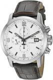 Tissot Men's Swiss Automatic Stainless Steel and Brown Leather Dress Watch (Model: T0554271601700)