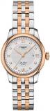 Tissot Le Locle Automatic Diamond Silver Dial Ladies Watch T006.207.22.036.00