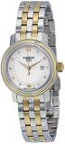 Tissot Bridgeport Quartz White Mother of Pearl Two-tone Ladies Watch T097.010.22.116.00
