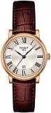 Tissot womens Carson Stainless Steel Dress Watch Brown T1222103603300