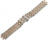 Tissot unisex-adult Stainless Steel Watch Strap Silver/ Rose Gold T605043962