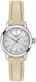 Tissot Womens Classic Dream Lady 316L Stainless Steel case Quartz Watch, Beige, Leather, 14 (T1292101611100)