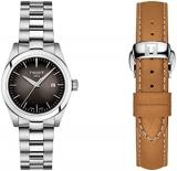 Tissot womens T-My Lady Stainless Steel Dress Watch Brown T1320101106100