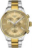 Tissot mens Tissot Chrono XL Stainless Steel Casual Watch Grey, Gold T1166172202100
