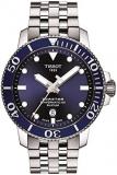 Tissot mens Seastar Ceramic Sport Watch Silver T1204071104101