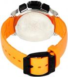 Tissot Black Dial Stainless Steel Orange Rubber Men's Watch T0814201705702