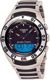 Tissot Men's 'Sailing Touch' Black Dial Stainless Steel/Rubber Multifunction Wat...