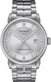 Tissot mens Luxury Stainless Steel Dress Watch Grey T0864071103700