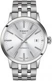 Tissot mens Classic Dream Stainless Steel Dress Watch Grey T1294071103100