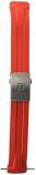 Tissot unisex-adult Silicone Watch Strap Red T603036455