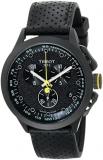 Tissot Mens T-Cycling Tour de France 2022 Special Edition 316L Stainless Steel case with Black PVD Coating, Carbon Composite Quartz Watch, Black, Leather, 22 (T1354173705100)
