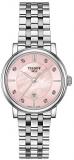Tissot womens Carson Quartz 316L stainless steel case Dress Watch Grey T1222101115900
