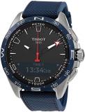 Tissot Mens T-Touch Connect Solar antimagnetic Titanium case Quartz Watch, Blue,...