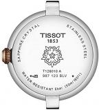 Tissot womens Bellissima 316L stainless steel case with rose gold PVD coating Dress Watch Rose Gold 5N,Grey T1260102201301